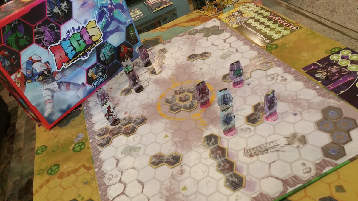 A.E.G.I.S.: Combining Robot Strategy Game, Board Game